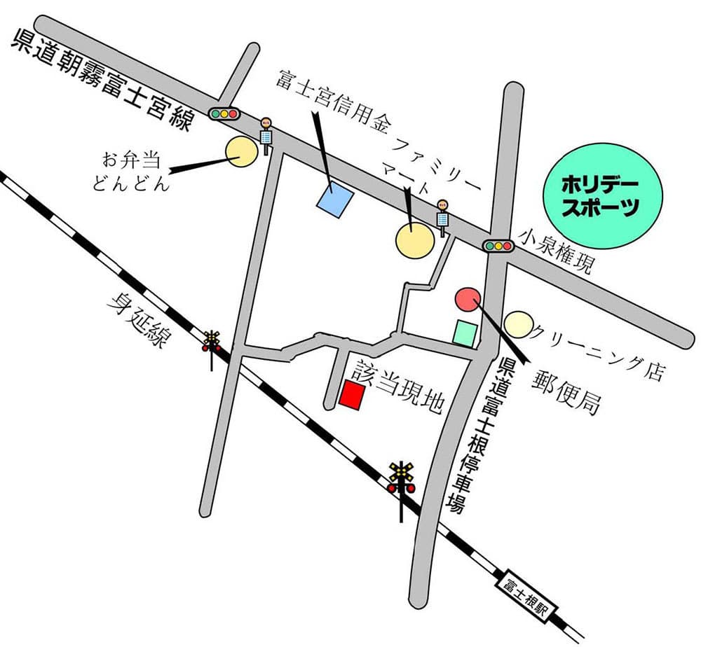 富士宮市小泉の地図