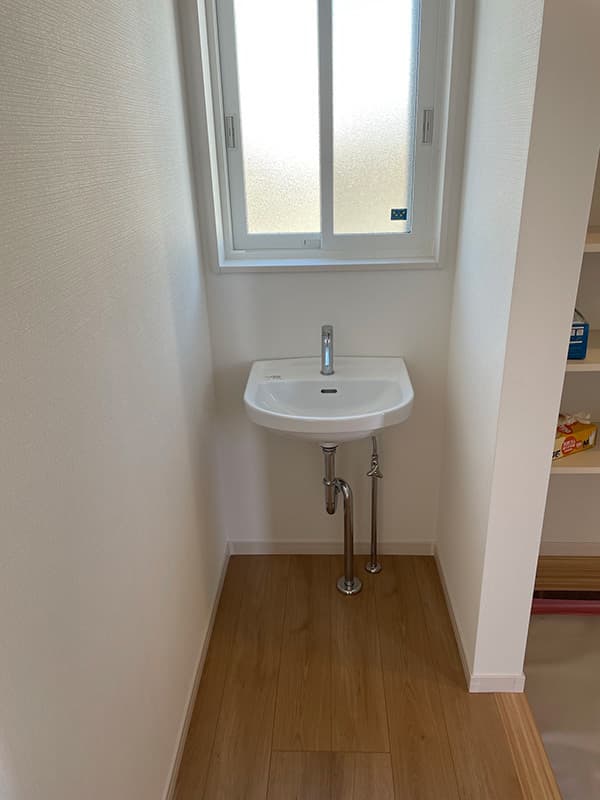 静岡ランディックの建売住宅:富士市宮下の手洗い場