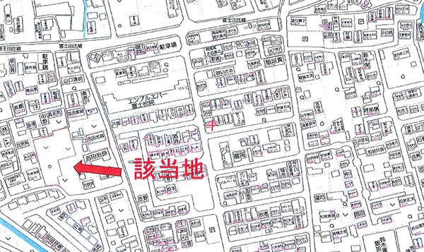 分譲地：富士市松岡